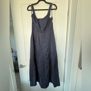 La Ligne Navy Maxi Dress